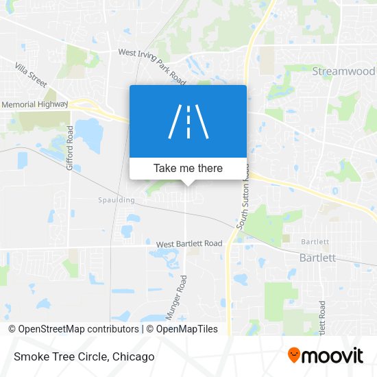 Mapa de Smoke Tree Circle