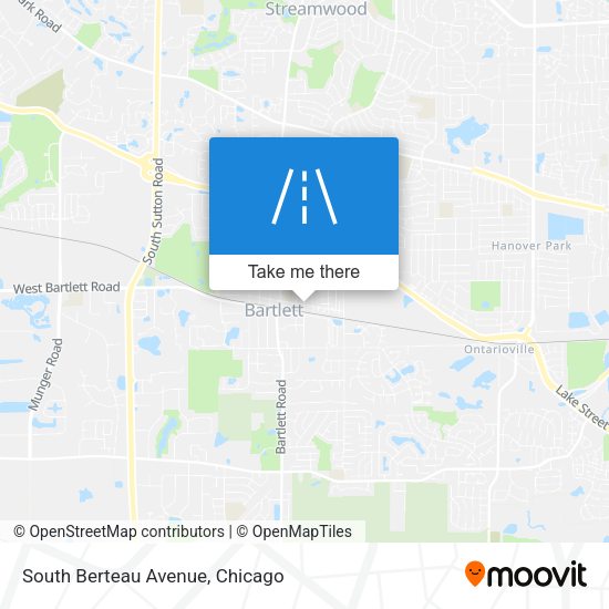 Mapa de South Berteau Avenue