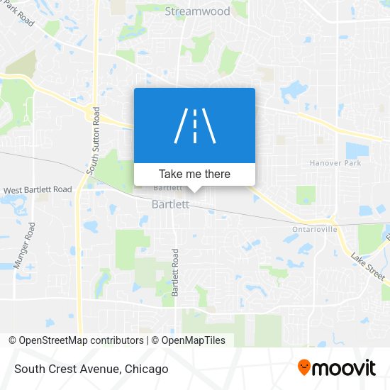 Mapa de South Crest Avenue