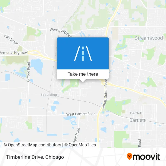 Timberline Drive map