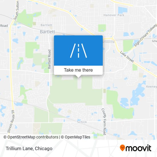 Trillium Lane map