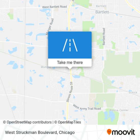 Mapa de West Struckman Boulevard