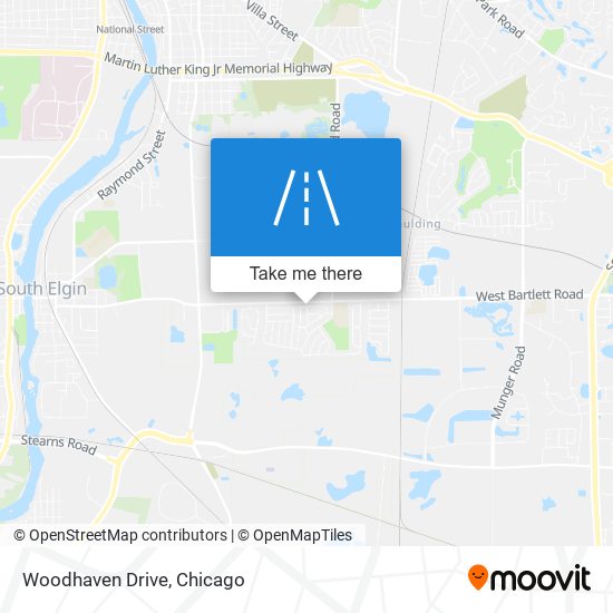 Mapa de Woodhaven Drive