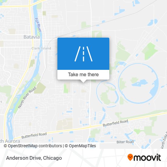 Anderson Drive map