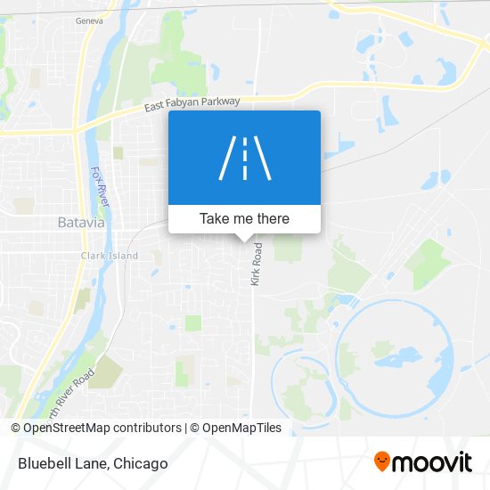 Mapa de Bluebell Lane