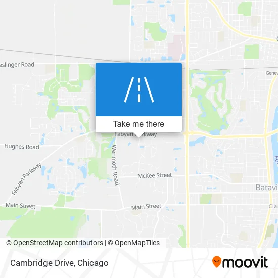 Cambridge Drive map