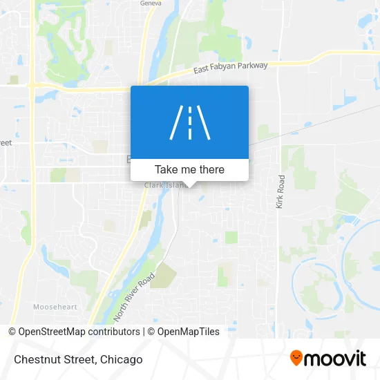 Chestnut Street map