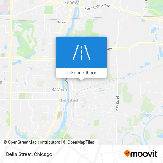 Delia Street map