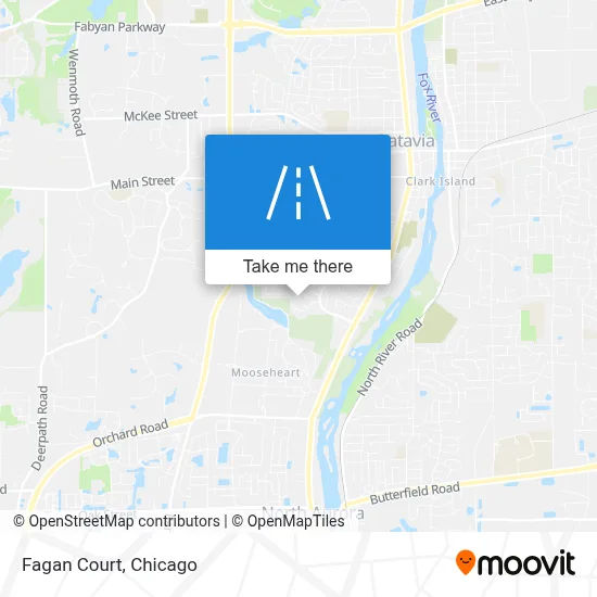 Fagan Court map