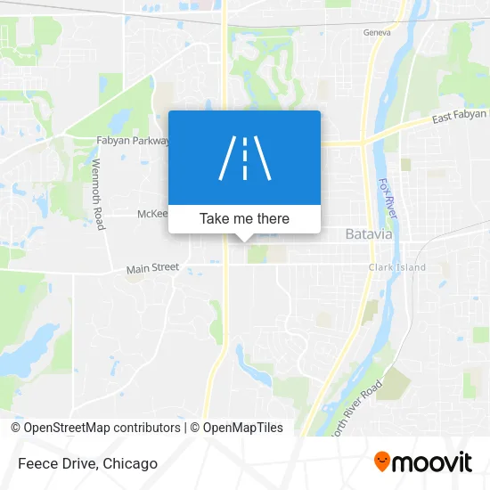 Feece Drive map