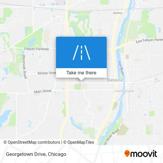 Georgetown Drive map