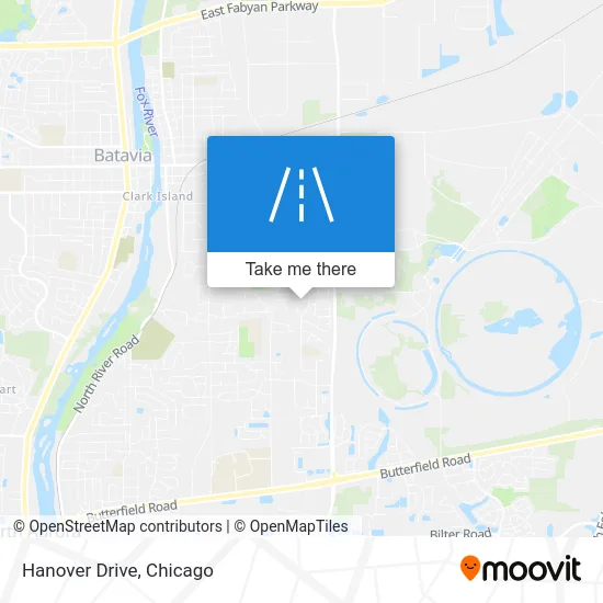 Hanover Drive map