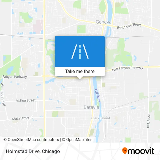 Holmstad Drive map
