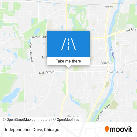 Independence Drive map