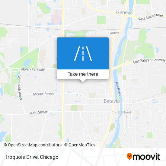 Iroquois Drive map