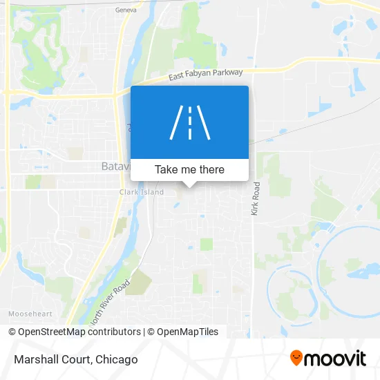 Marshall Court map
