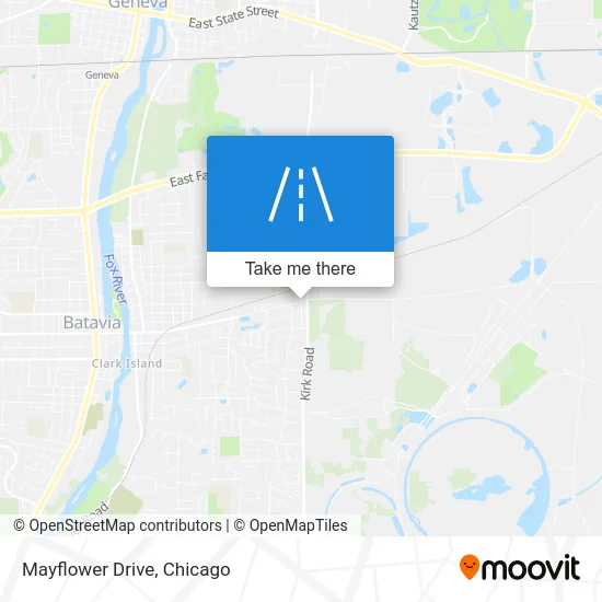 Mayflower Drive map