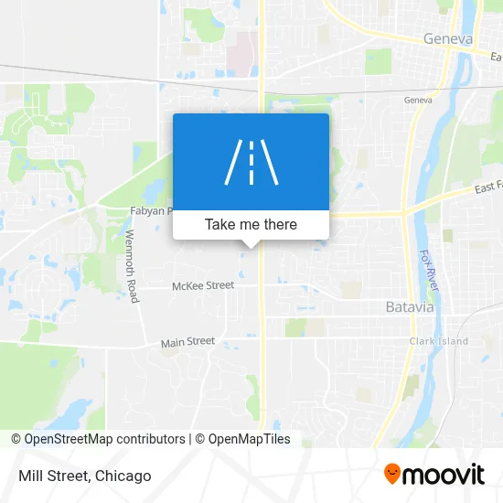 Mill Street map