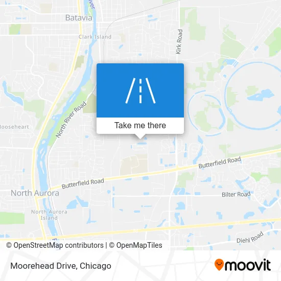 Moorehead Drive map