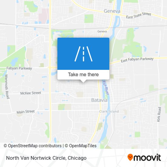 North Van Nortwick Circle map