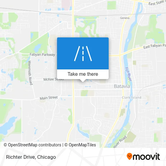 Richter Drive map