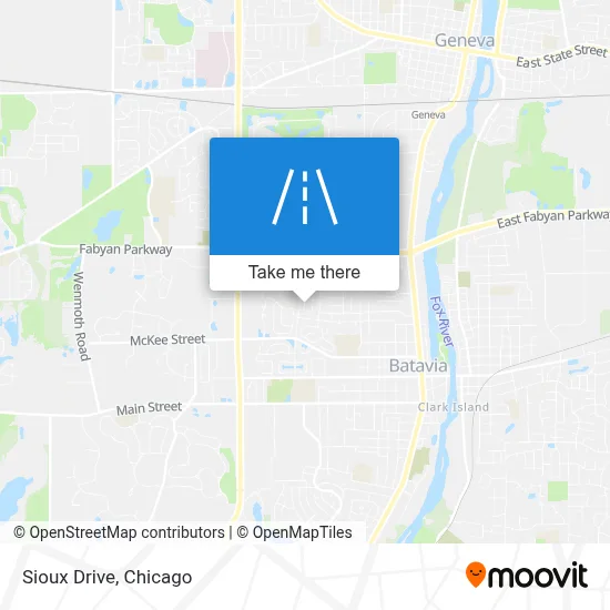 Sioux Drive map
