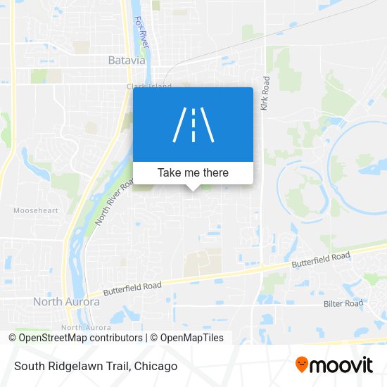 Mapa de South Ridgelawn Trail