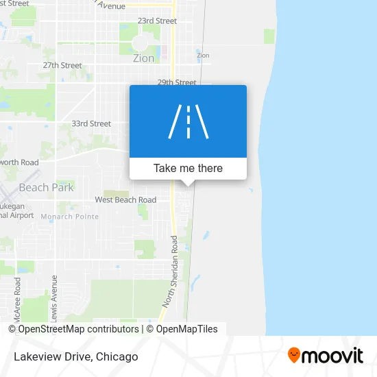 Lakeview Drive map