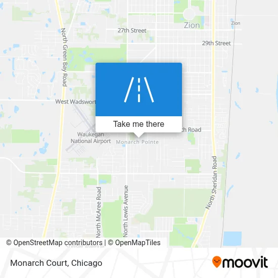 Monarch Court map