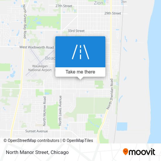Mapa de North Manor Street