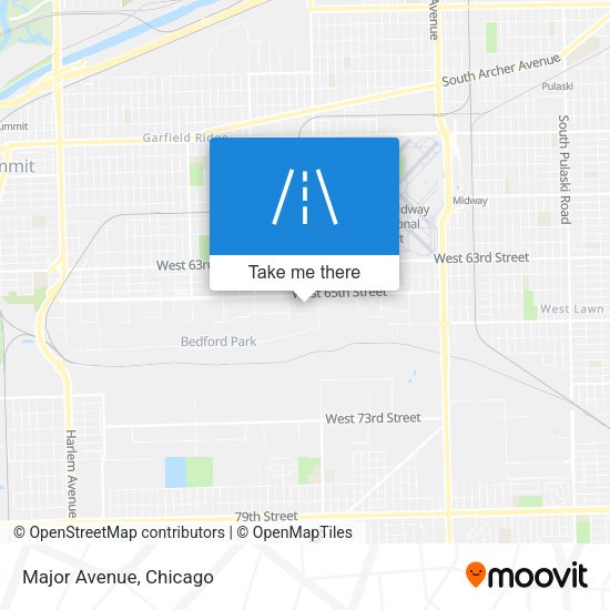 Mapa de Major Avenue
