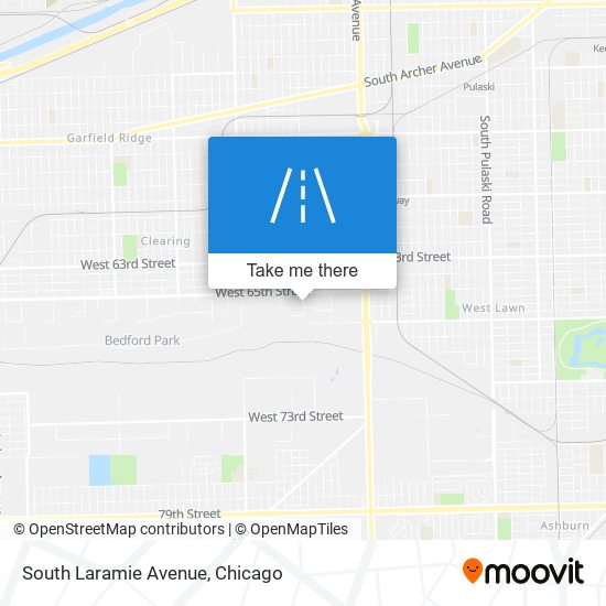 South Laramie Avenue map