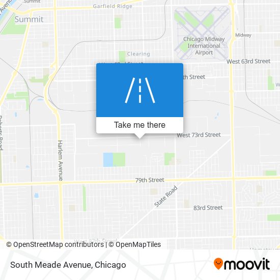 South Meade Avenue map