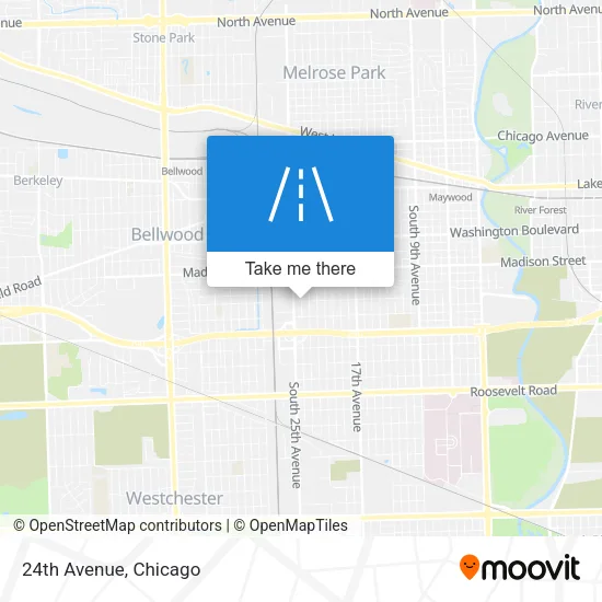 24th Avenue map