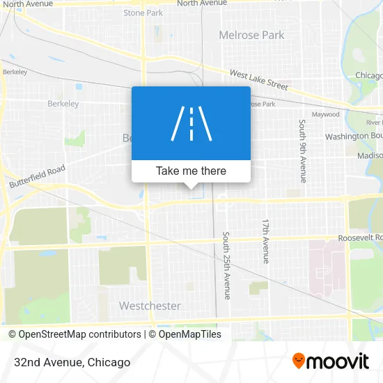 32nd Avenue map