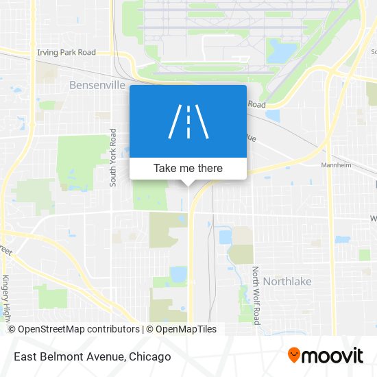 Mapa de East Belmont Avenue