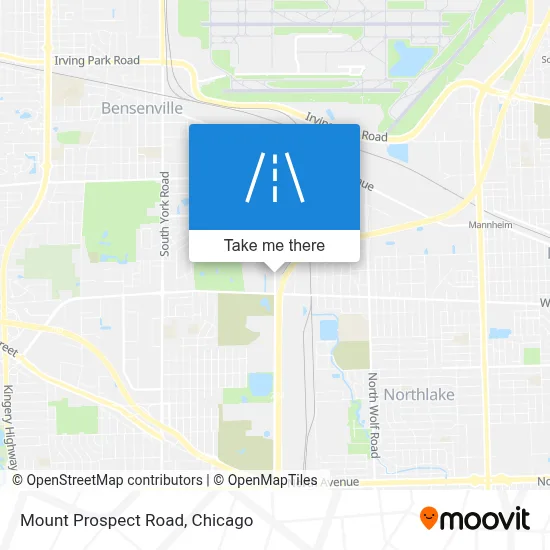 Mount Prospect Road map