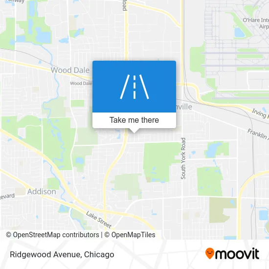 Ridgewood Avenue map