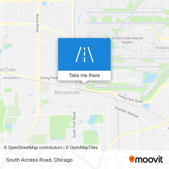 South Access Road map