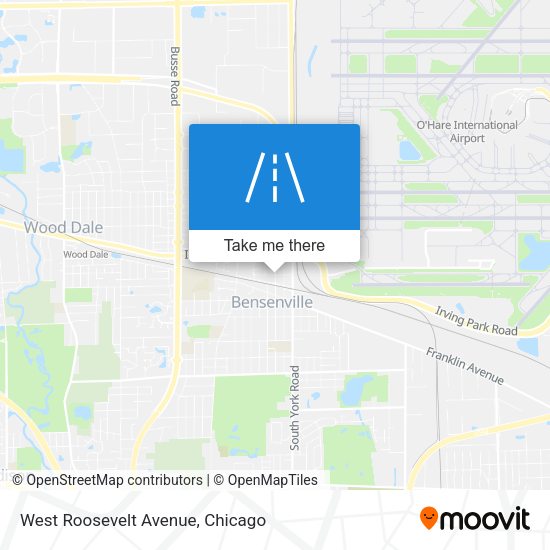 West Roosevelt Avenue map