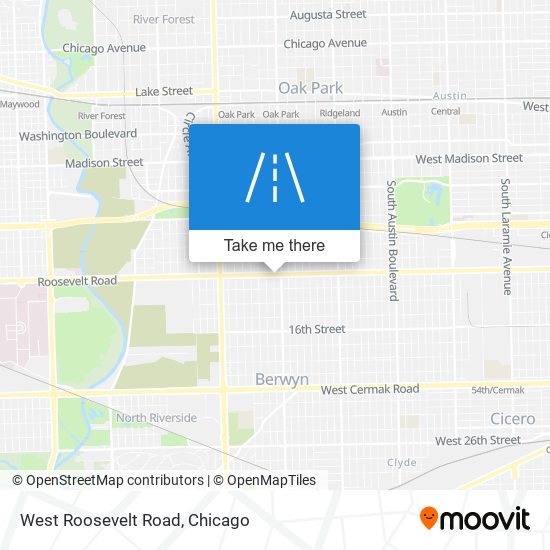 West Roosevelt Road map