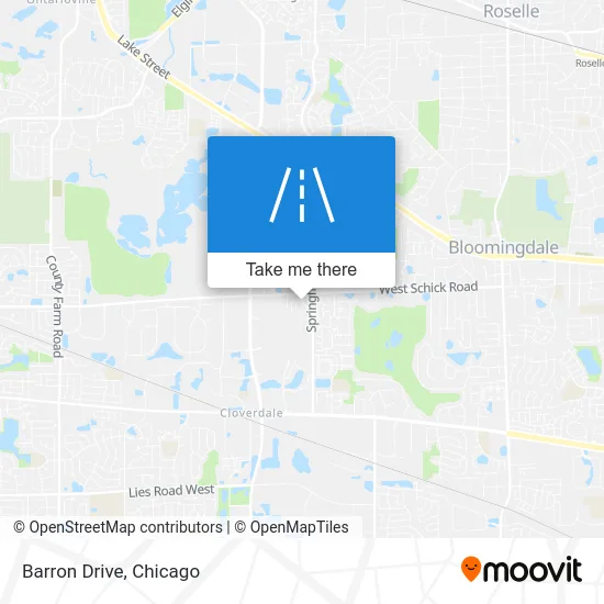 Barron Drive map
