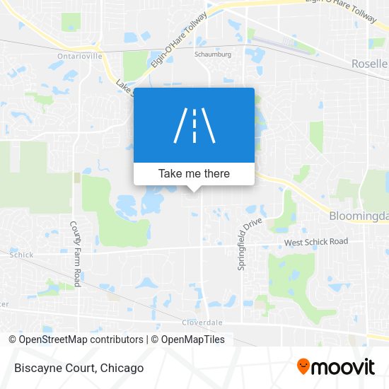 Mapa de Biscayne Court