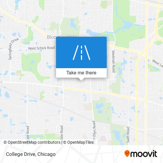 College Drive map