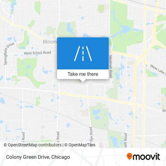 Colony Green Drive map