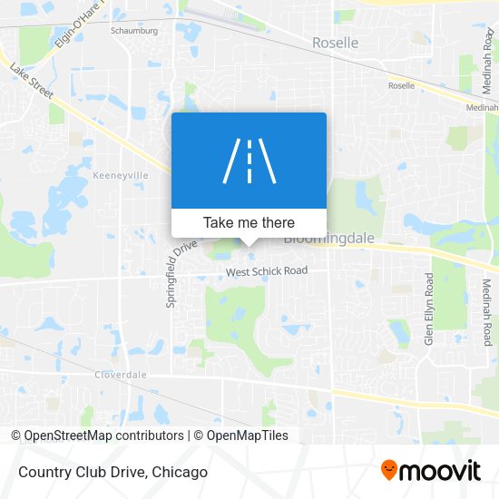 Mapa de Country Club Drive