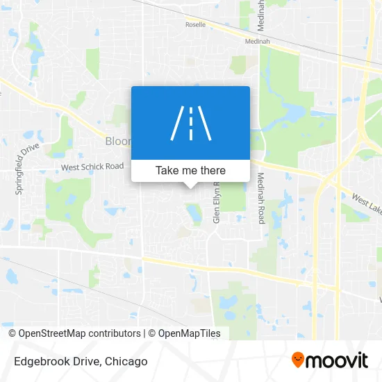 Edgebrook Drive map