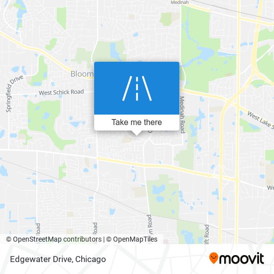 Edgewater Drive map