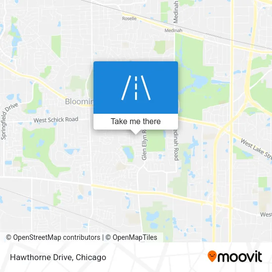 Hawthorne Drive map