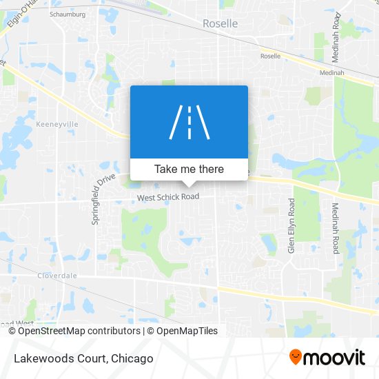 Lakewoods Court map